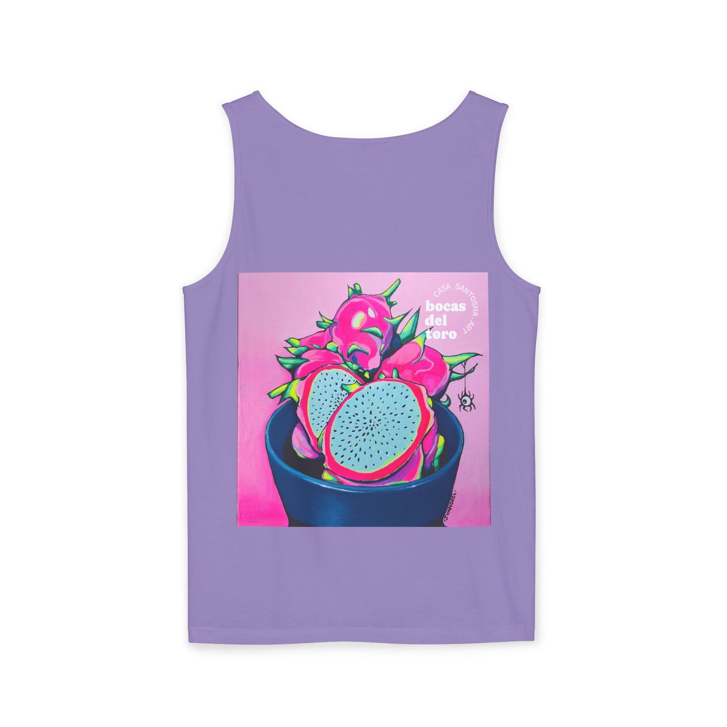 Unisex Neon Pink Dragon Fruit Tank Top - Perfect for Summer Vibes