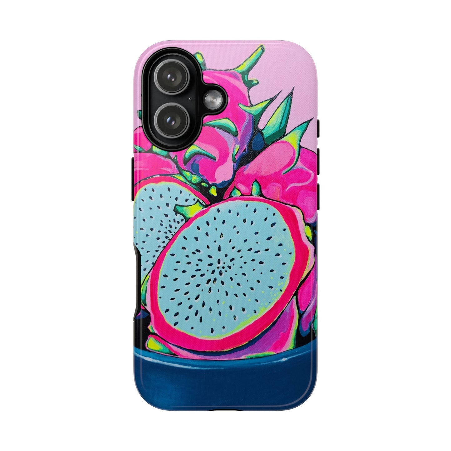 Neon Pink Dragon Fruit Tough Phone Case