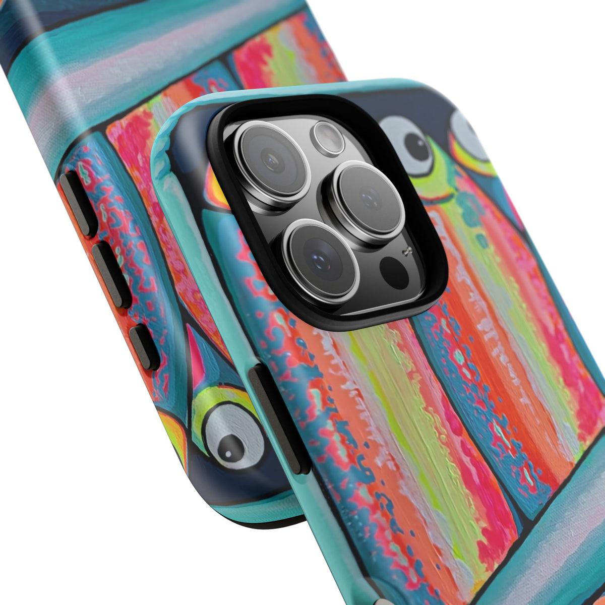 Neon Sardines Tough Phone Case