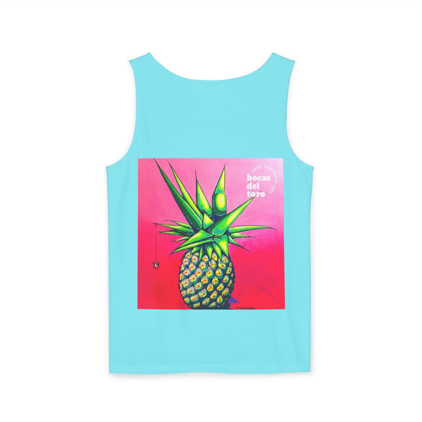 Unisex Neon Pineapple Tank Top - Perfect for Summer Vibes