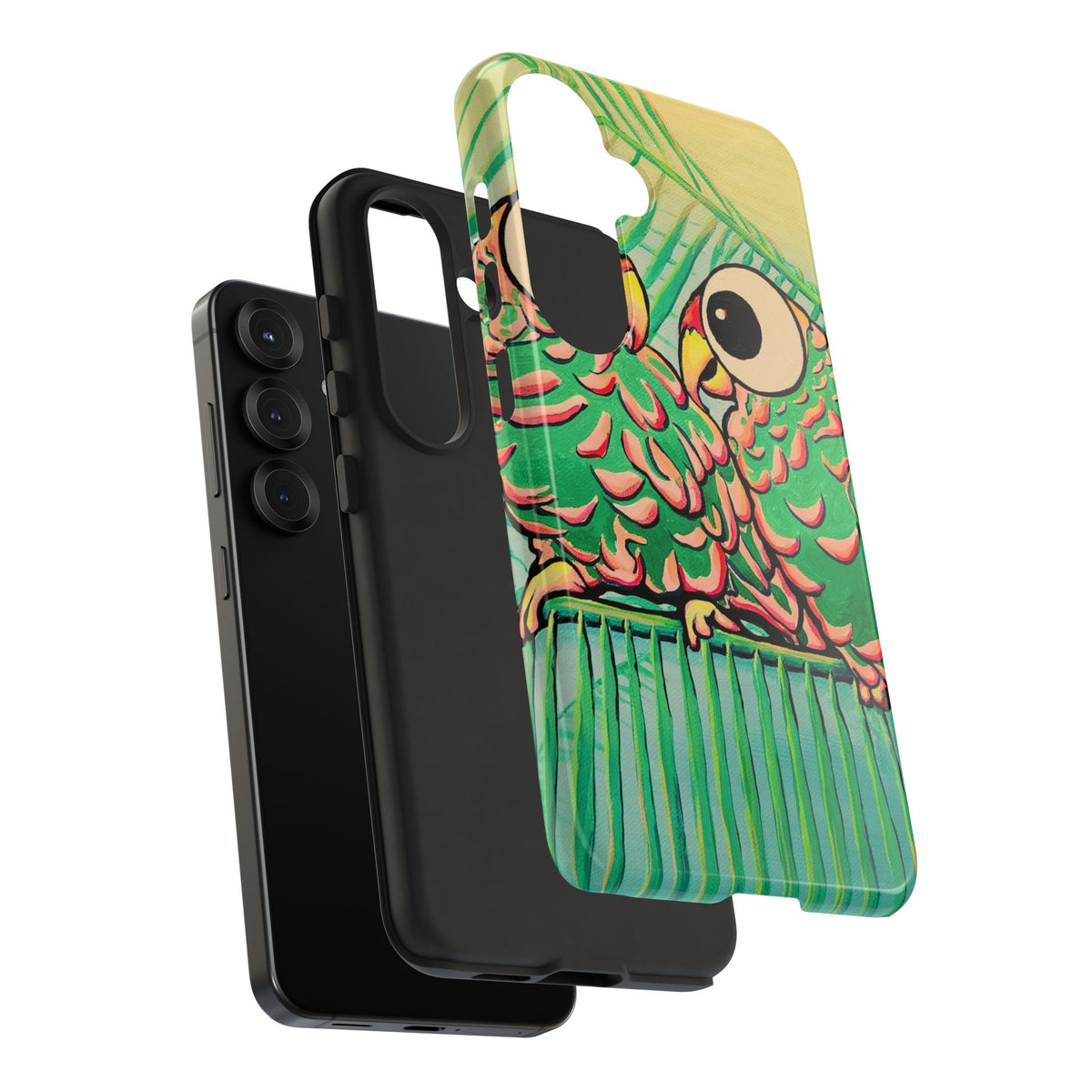 Chatty Cyclops Parrots Tough Phone Case