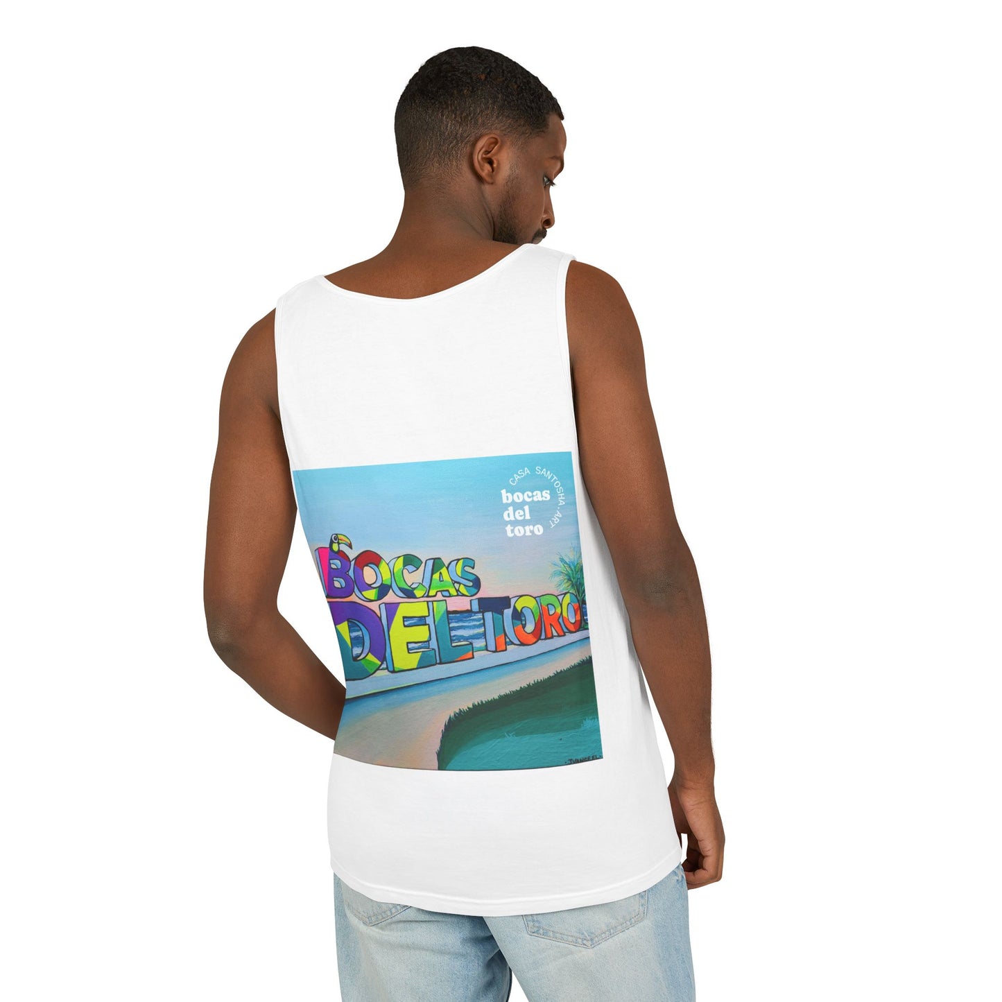 Unisex Bocas Del Toro Sign Tank Top - Perfect for Summer Vibes