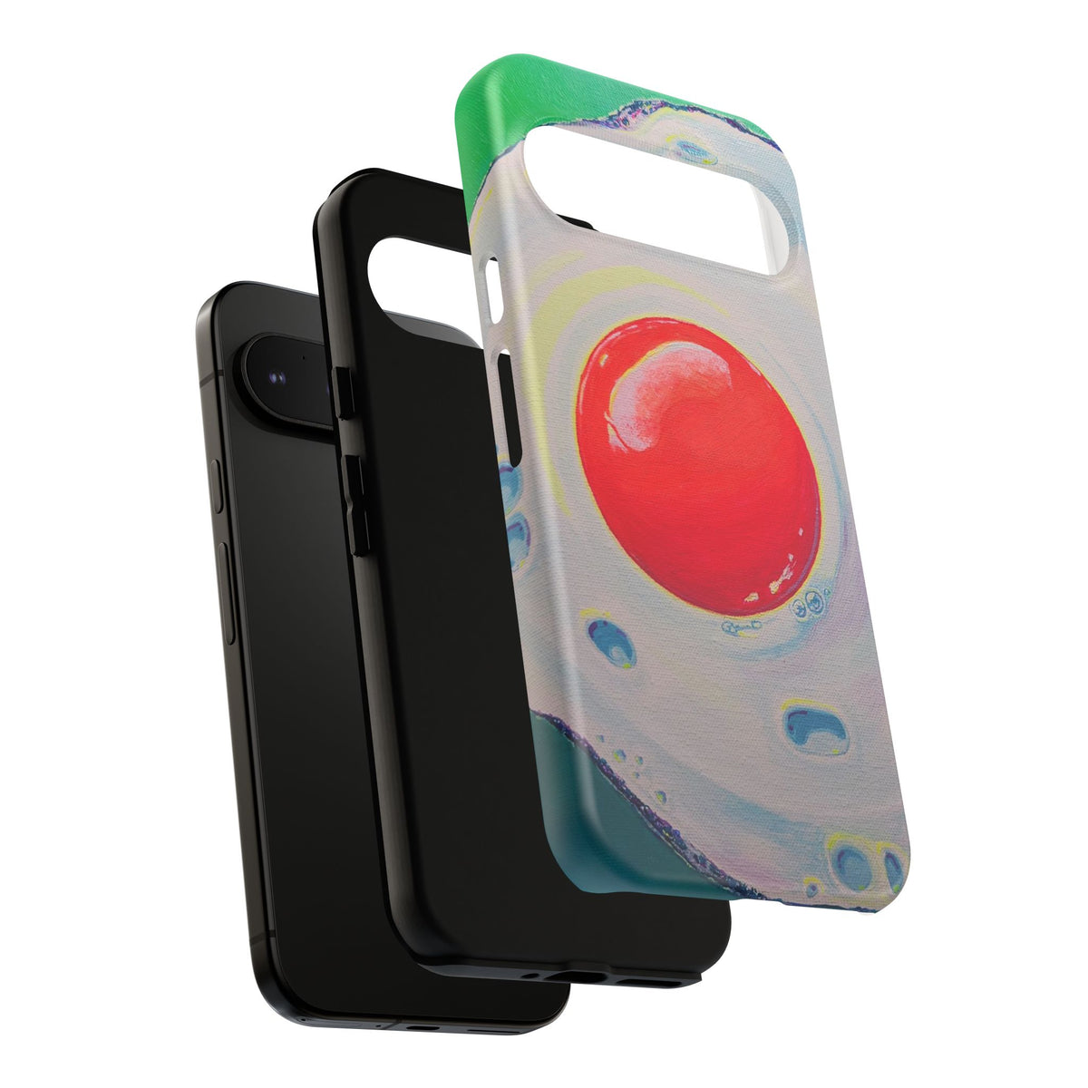 Neon Fried Egg Tough Phone Case