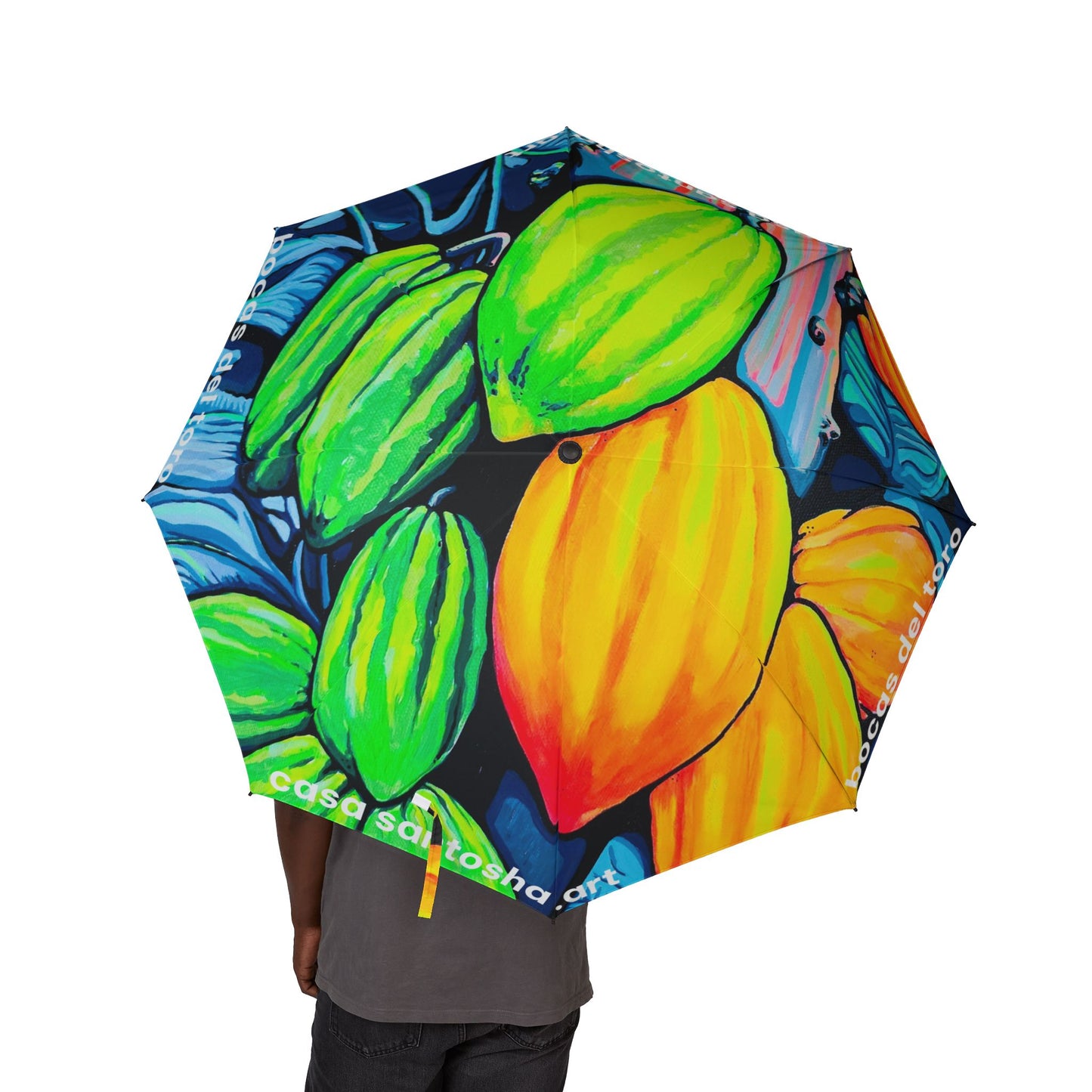 Neon Cacao Umbrella - Foldable & Stylish Rain Gear