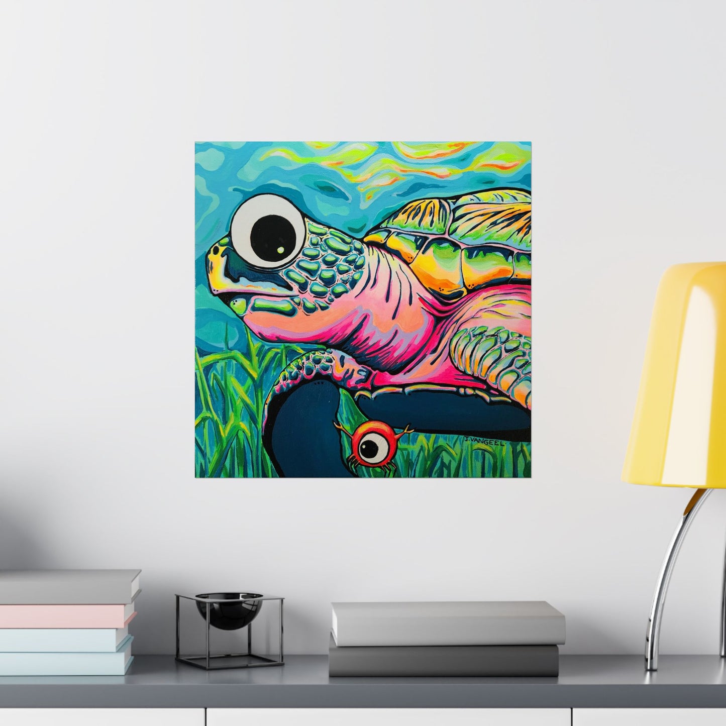 Cyclops Turtle Giclée Art Poster