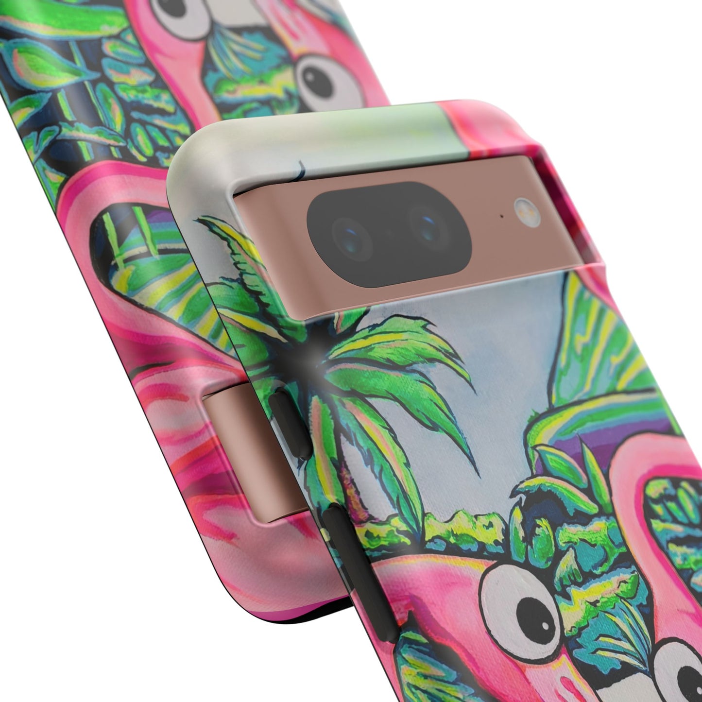 Cyclops Flamingo Family Tough Phone Case
