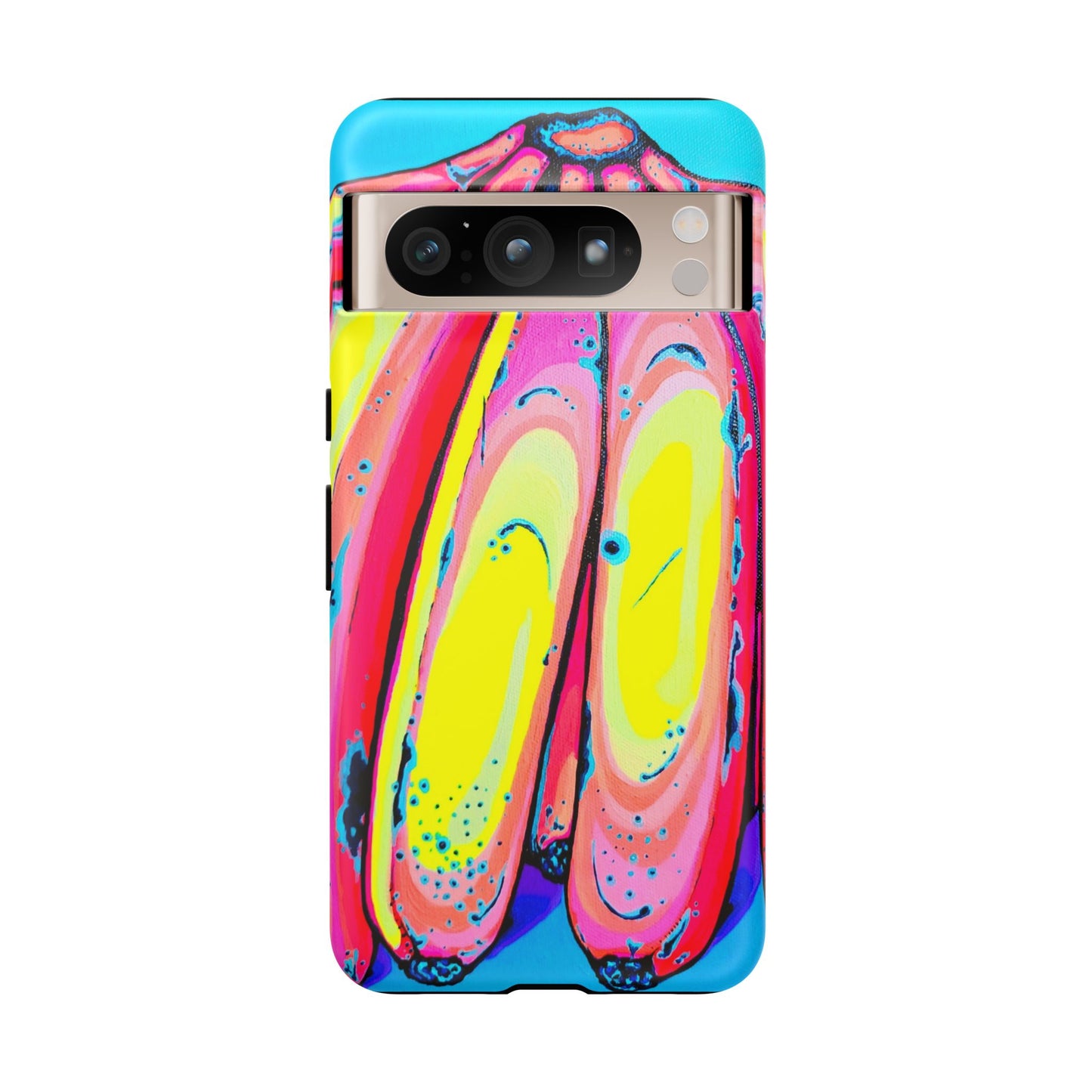 Neon Fat Bananas Tough Phone Case