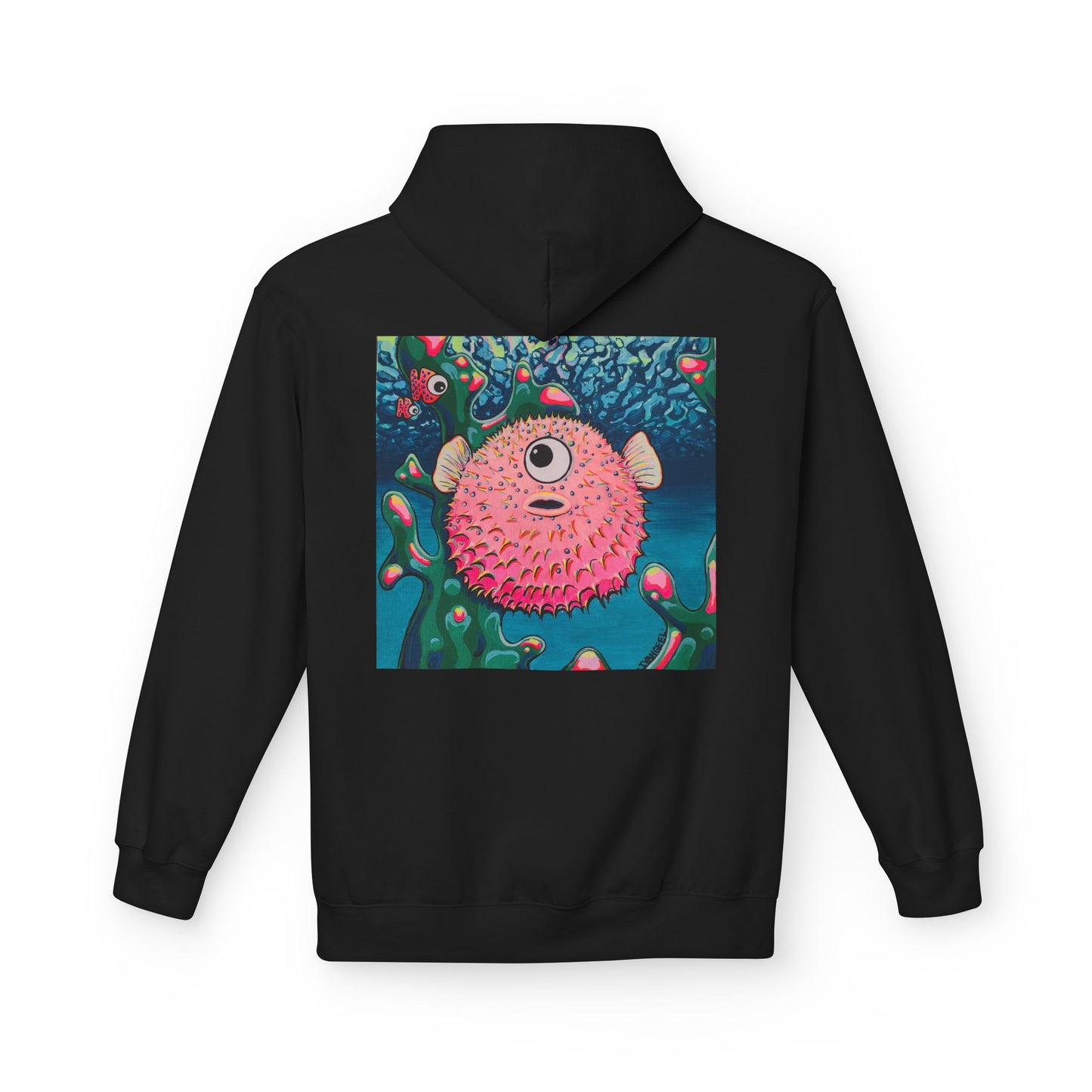 Unisex Cyclops Pufferfish Soft Hoodie