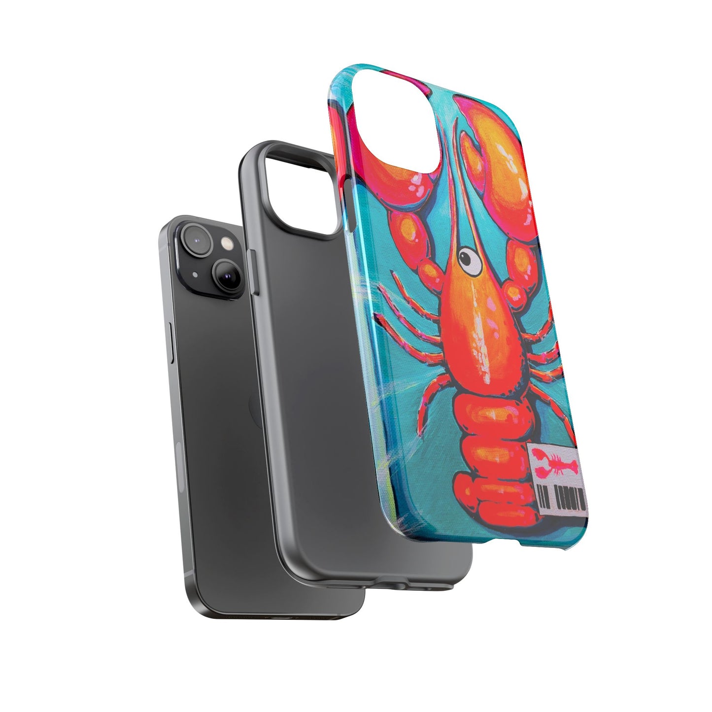Neon Lobster Tough Phone Case