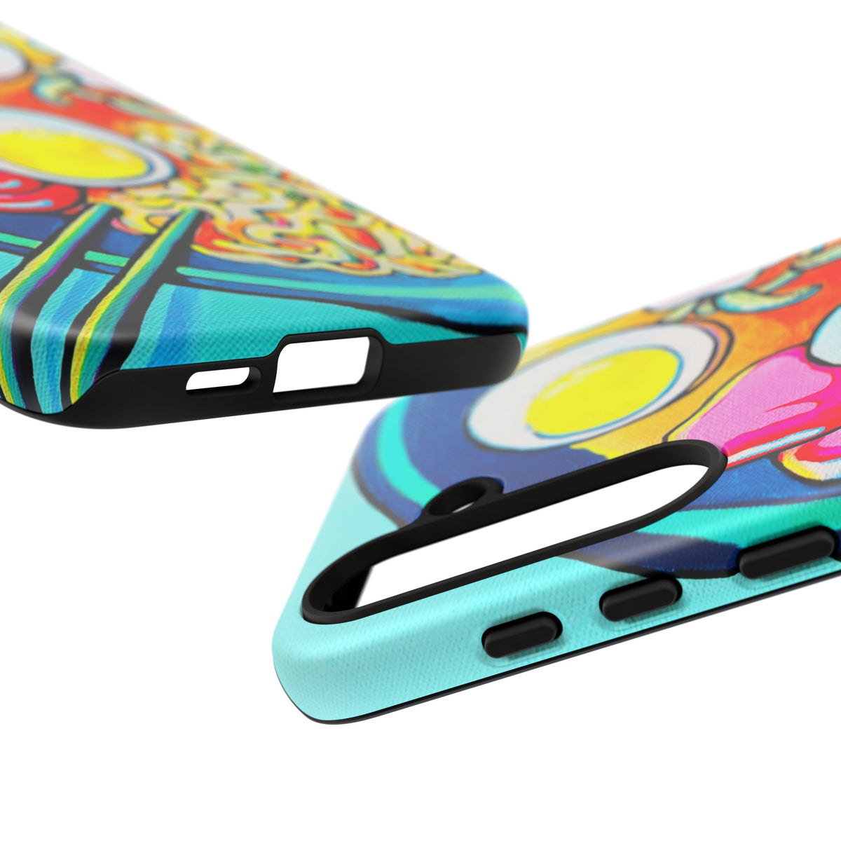 Coque de téléphone résistante Neon Ramen