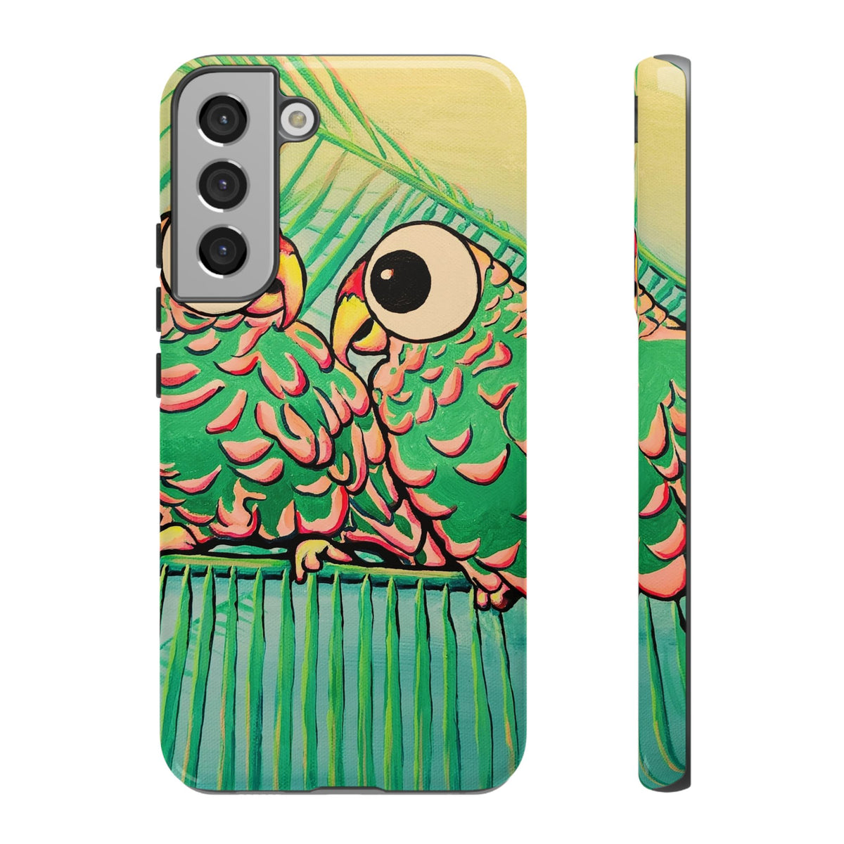 Chatty Cyclops Parrots Tough Phone Case