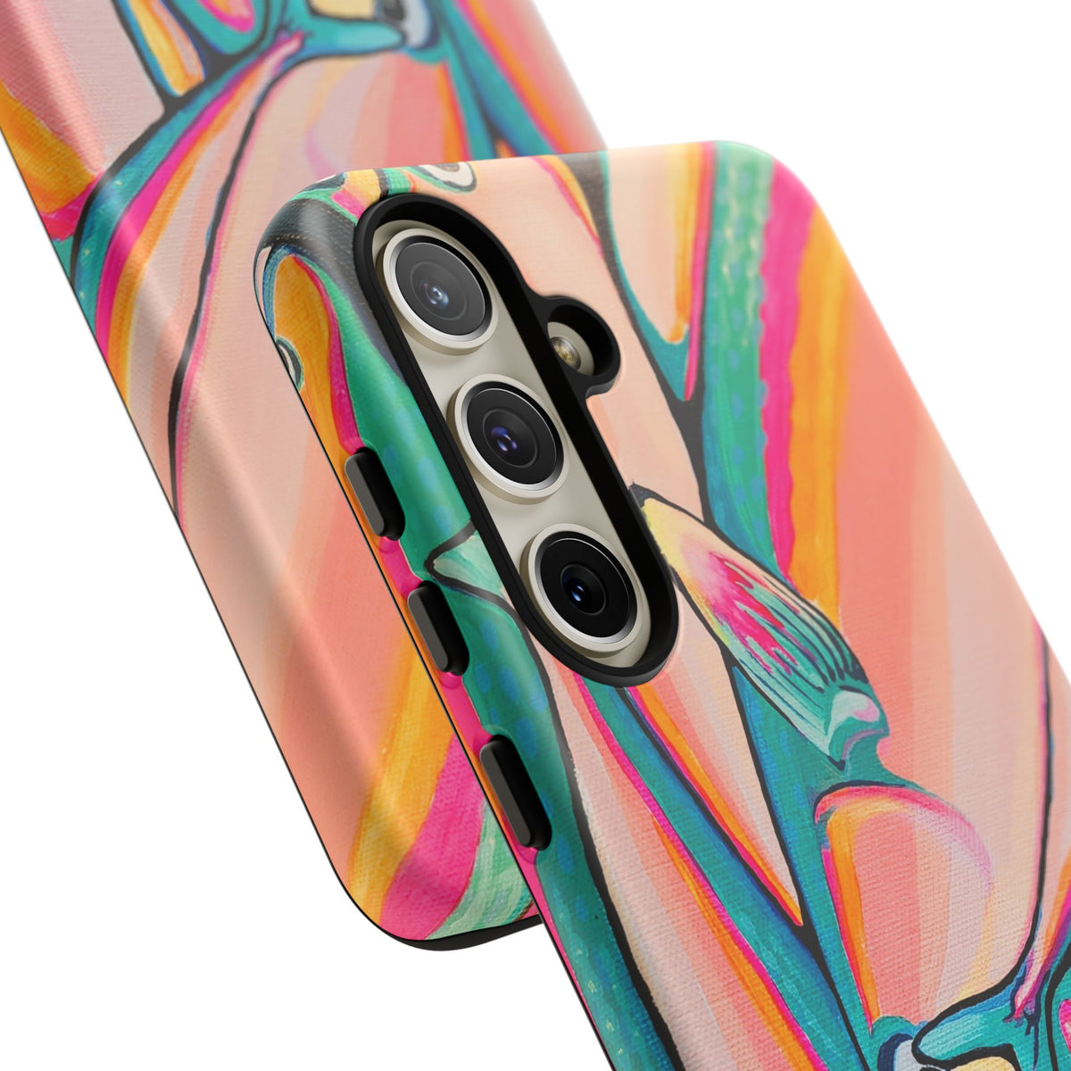 Neon Fish Tough Phone Case