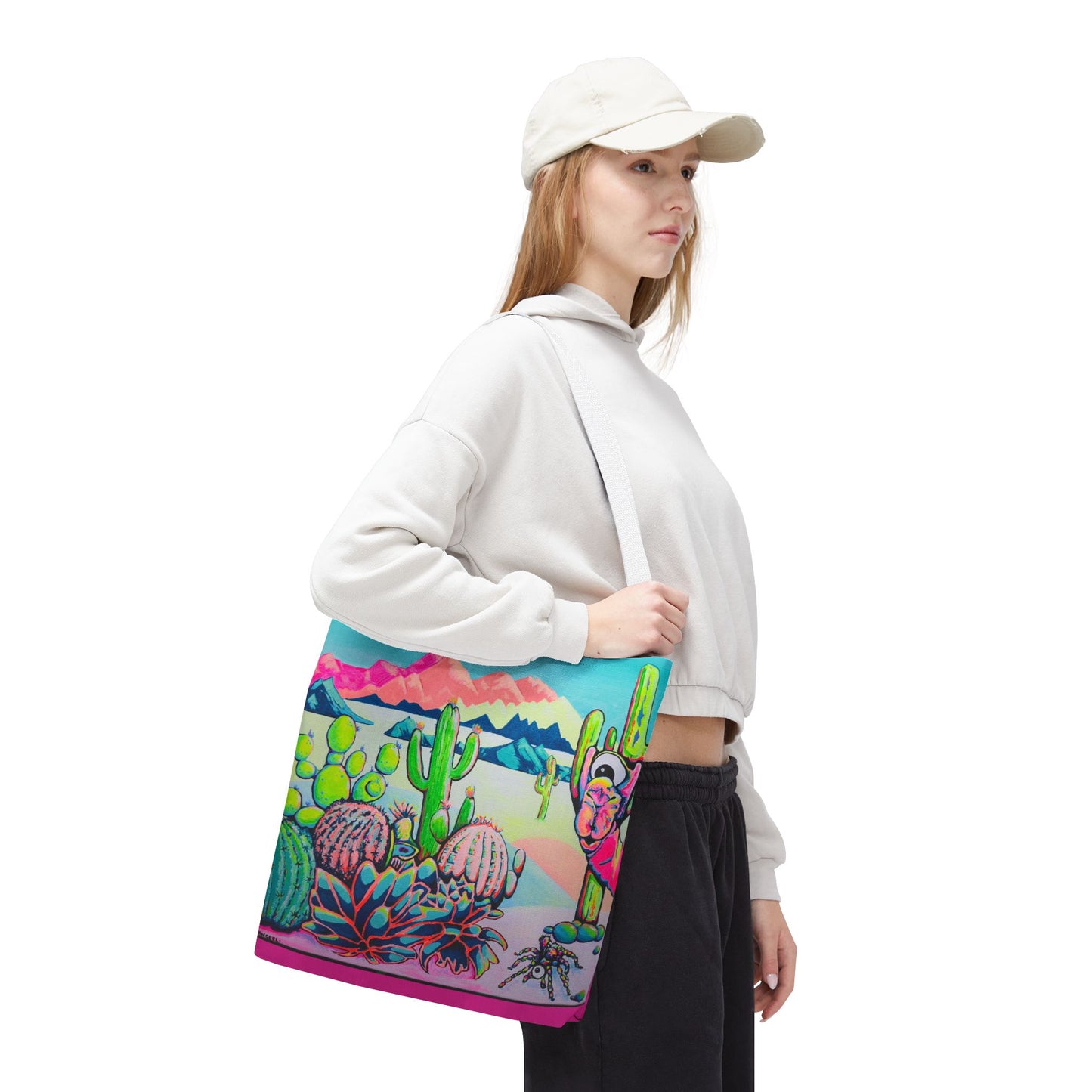 Premium Cyclops Camel Tote Bag, Original Artist Design, Reusable Shopping Tote,  Eco-Friendly