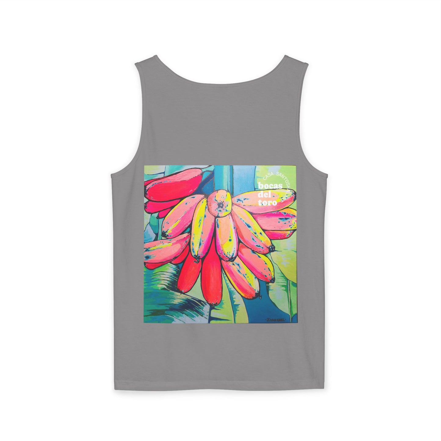 Unisex Neon Primitivo Bananas Tank Top - Perfect for Summer Vibes