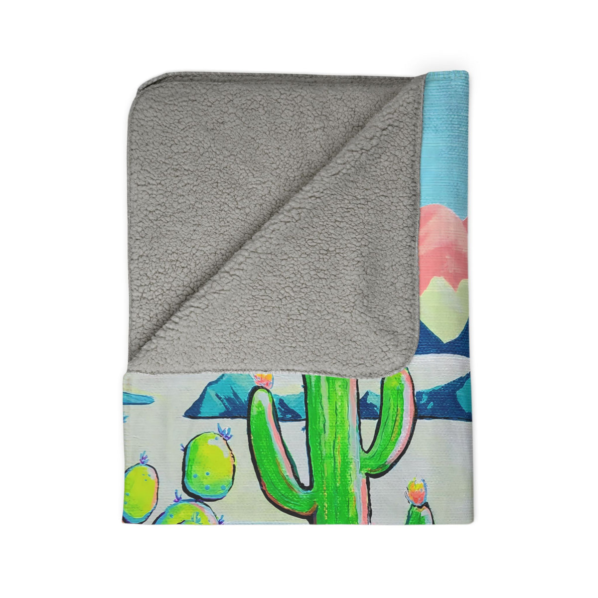 Cyclops Camel Fleece Sherpa Blanket