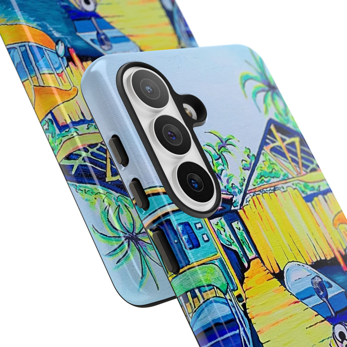 Cyclops Cat and Dog in Bocas Tough Phone Case