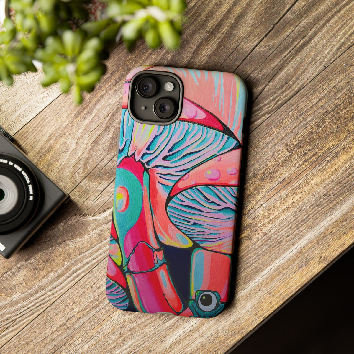 Coque de téléphone résistante Trippy Mushrooms