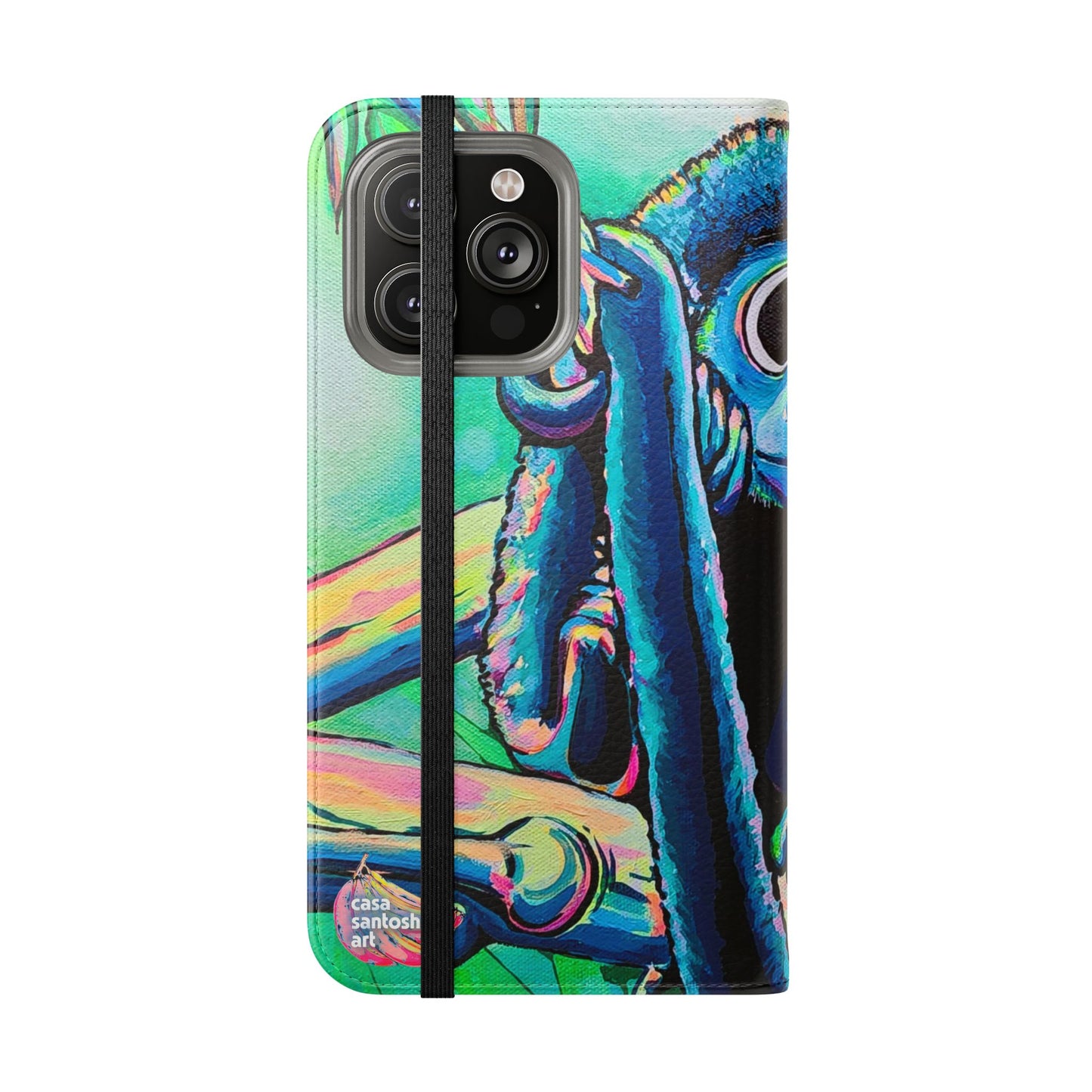 Cyclops Monkey Flip Phone Case – Wallet Cover with Card Slots