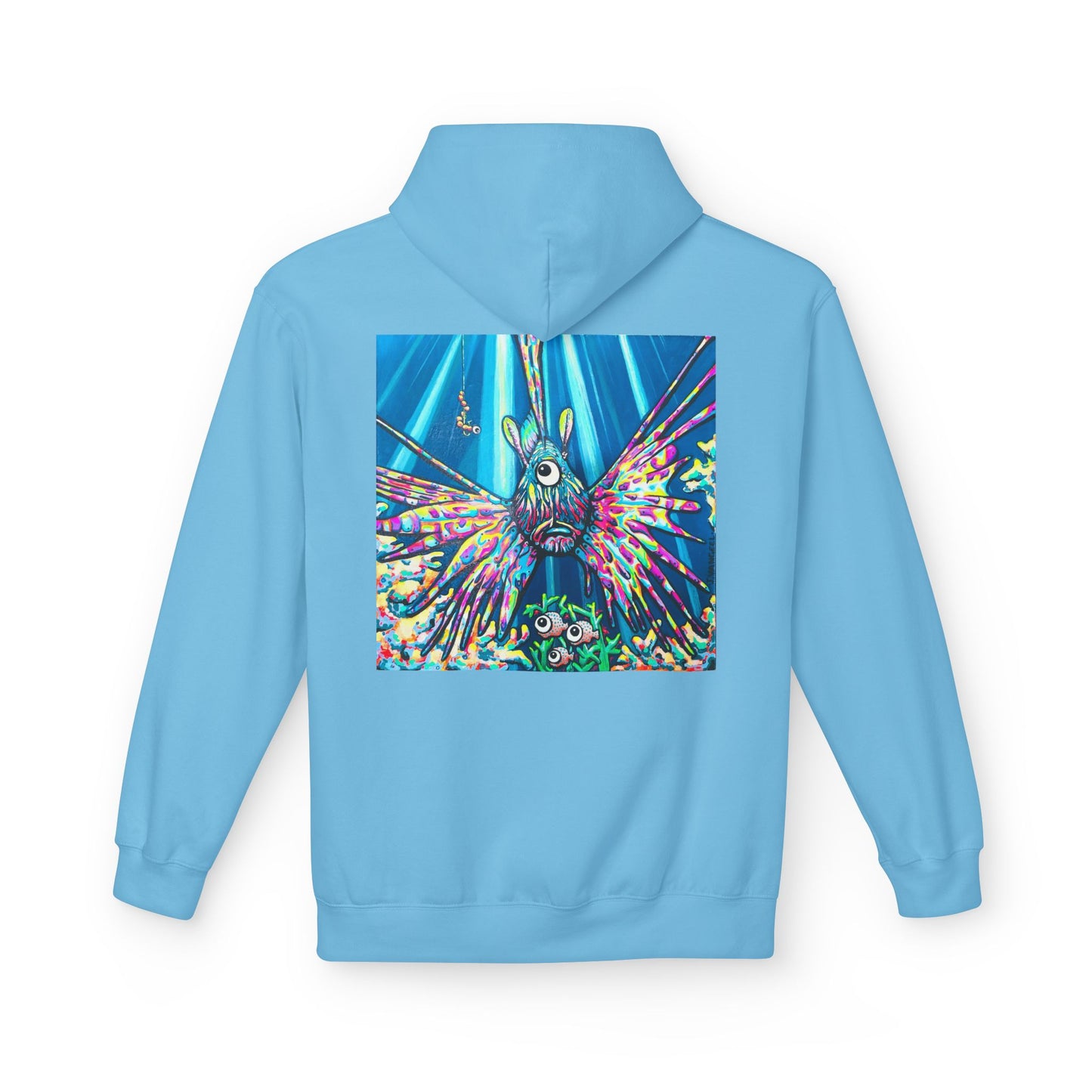 Unisex Cyclops Lionfish Soft Hoodie