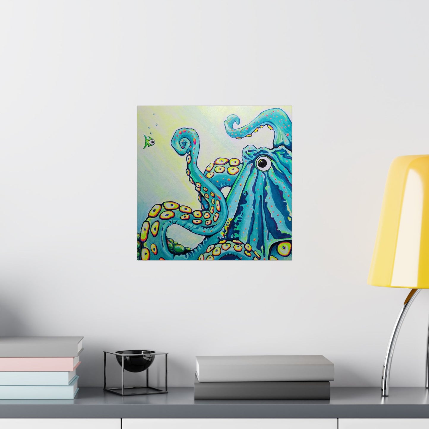 Cyclops Octopus Giclée Art Poster