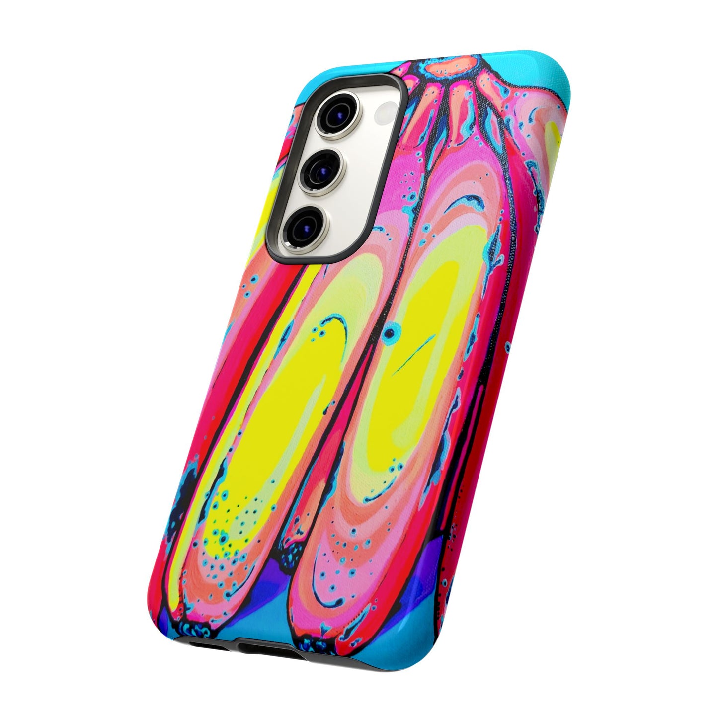 Neon Fat Bananas Tough Phone Case
