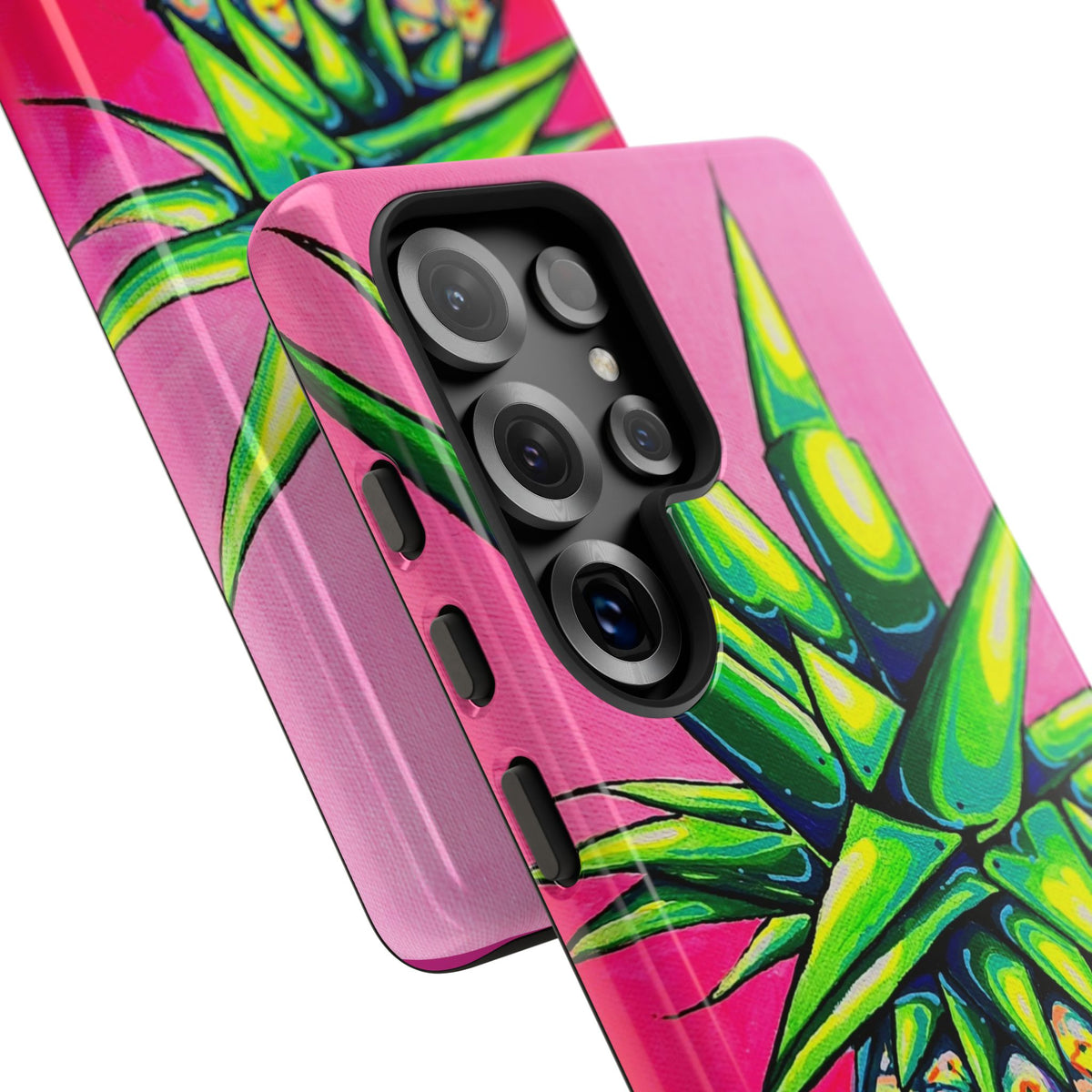Neon Pineapple Tough Phone Case