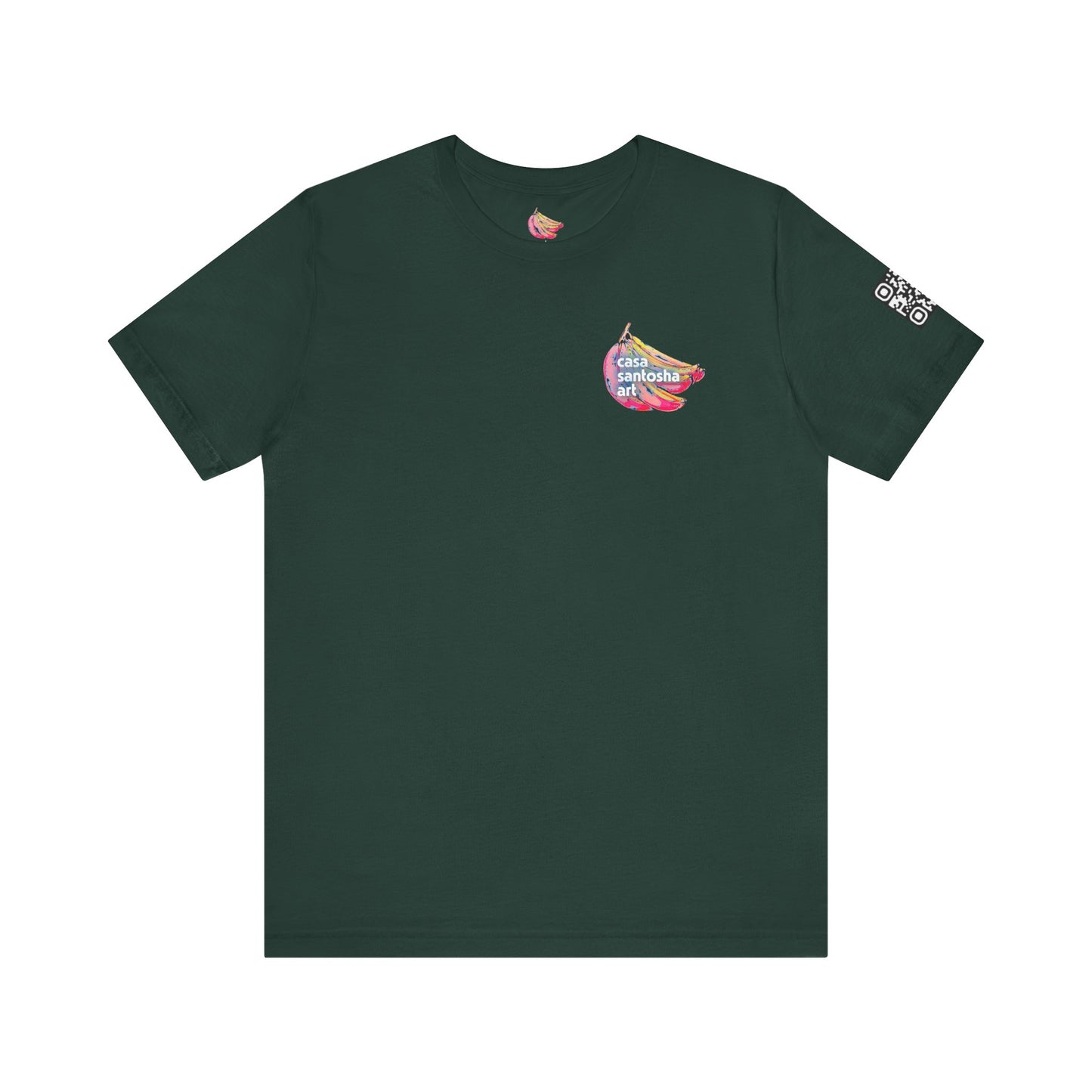 T-shirt unisexe néon à motif poisson frit