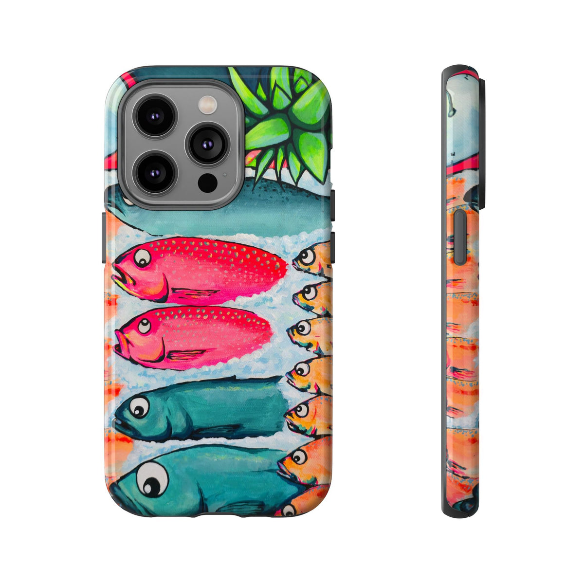 Neon Cabo Fish Market Tough Phone Case