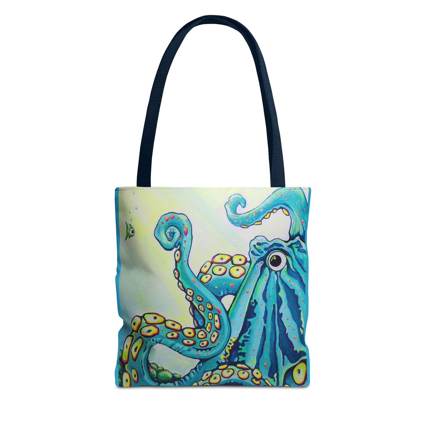 Premium Cyclops Octopus Tote Bag, Original Artist Design, Reusable Shopping Tote,  Eco-Friendly