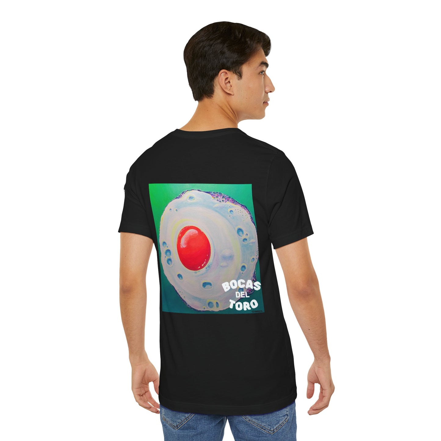 Unisex Neon Fried Egg Tee