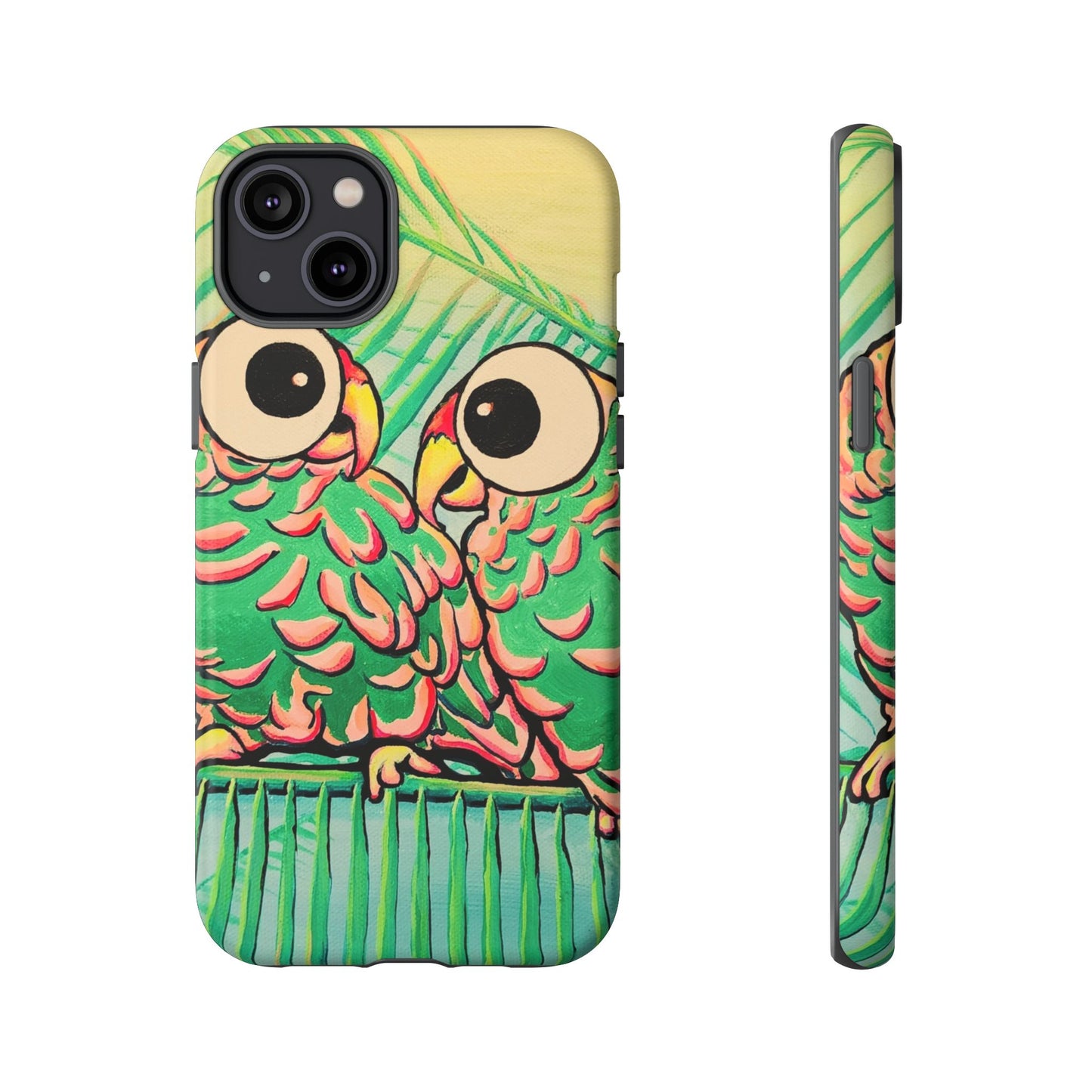 Chatty Cyclops Parrots Tough Phone Case