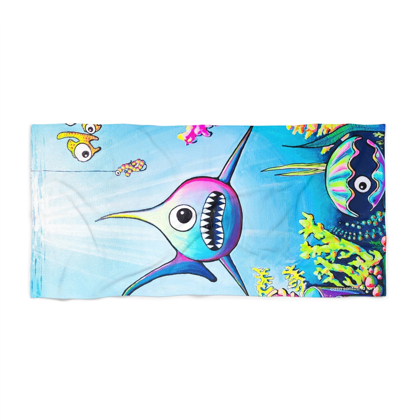 Cyclops Shark Beach Towel for Summer Fun and Vacation Essentials