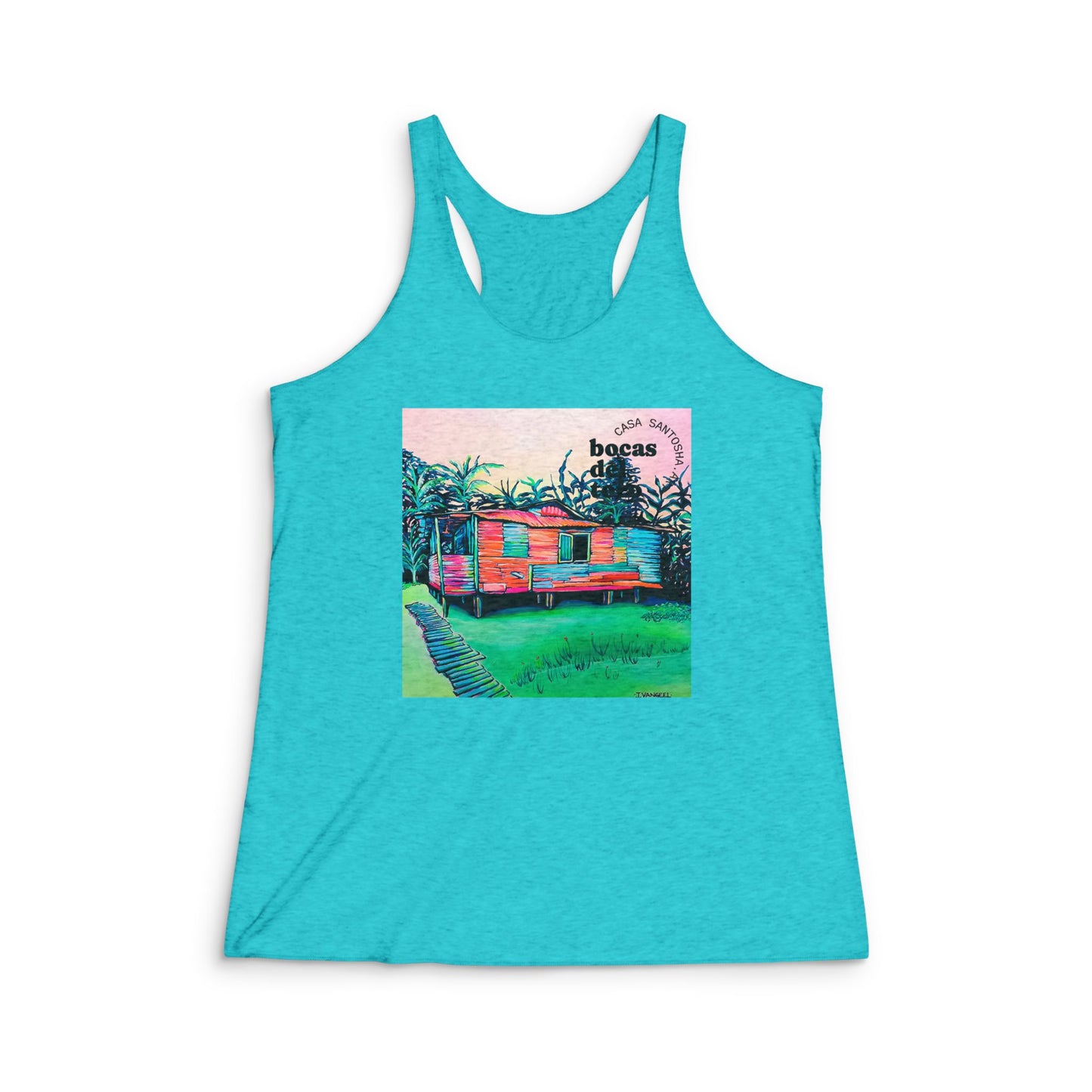 Women's Luis Russell House Bocas Graphic Racerback Tank