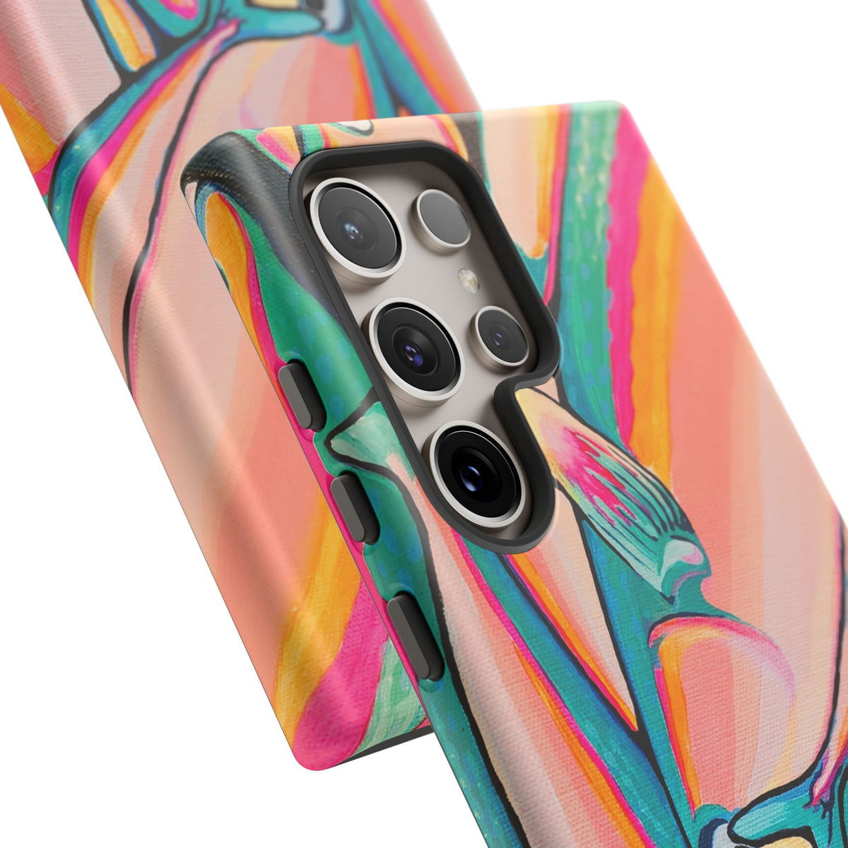Neon Fish Tough Phone Case
