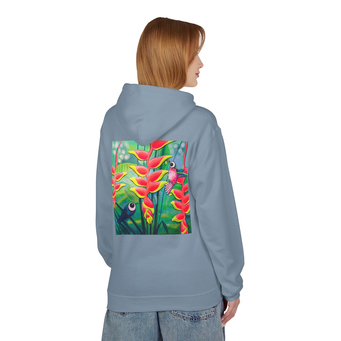 Unisex Cyclops Hummingbirds Soft Hoodie