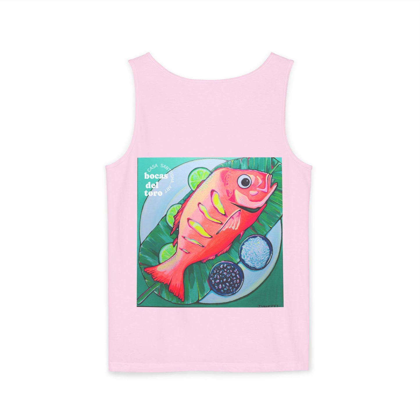 Unisex Neon Fried Fish Tank Top - Perfect for Summer Vibes