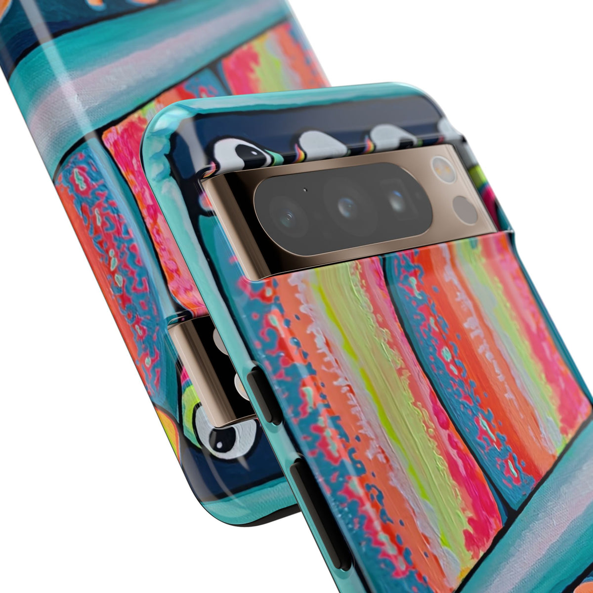 Neon Sardines Tough Phone Case