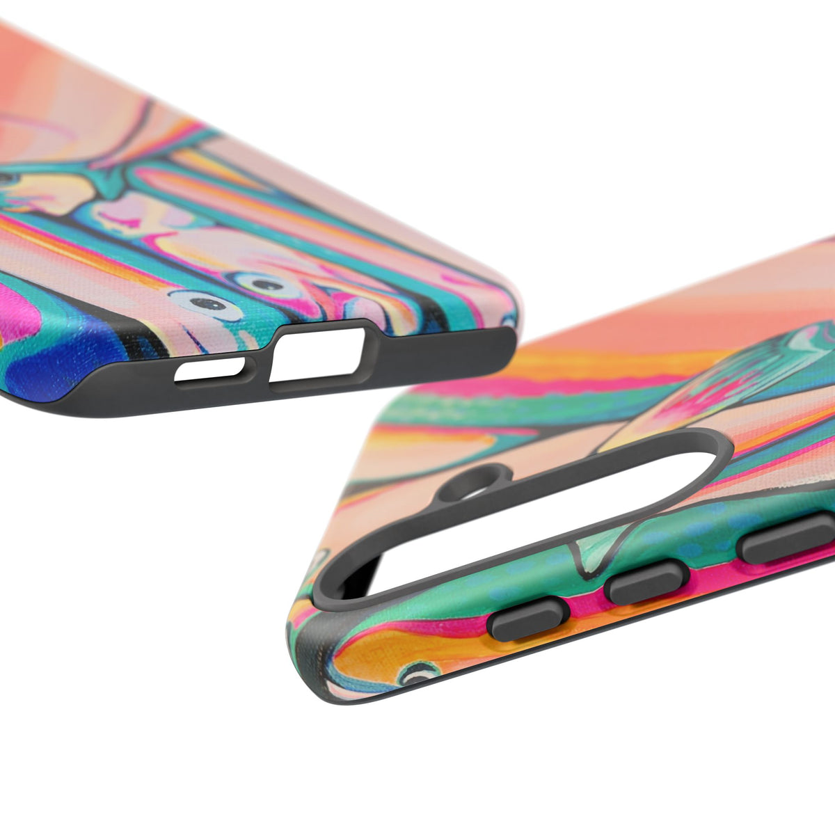 Neon Fish Tough Phone Case