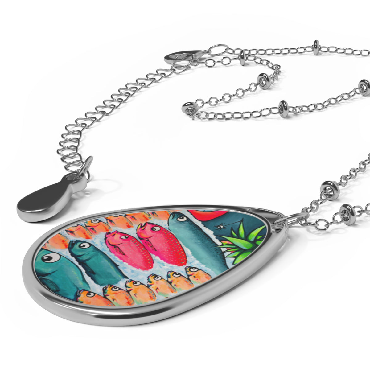 Neon Cabo Fish Market Necklace