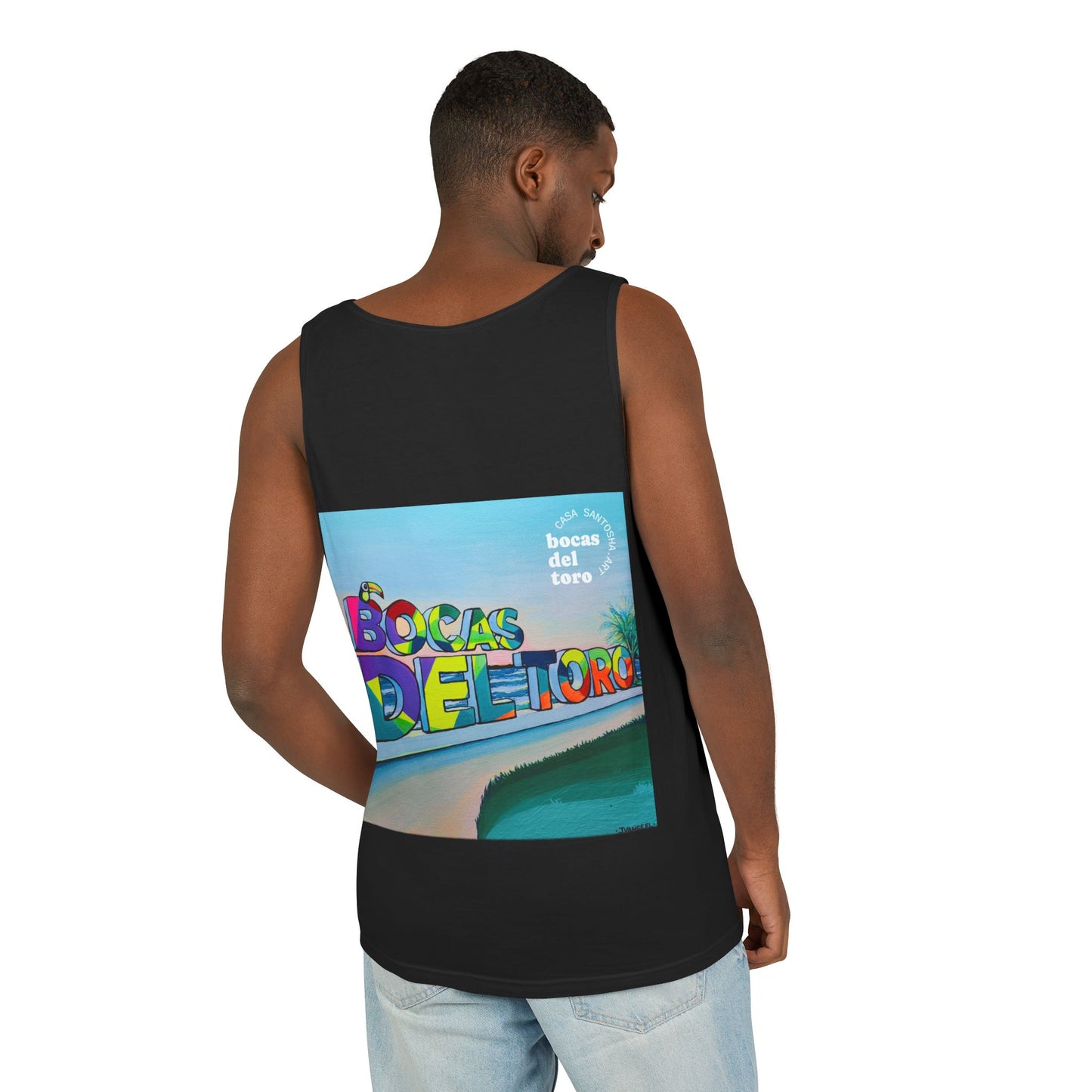 Unisex Bocas Del Toro Sign Tank Top - Perfect for Summer Vibes