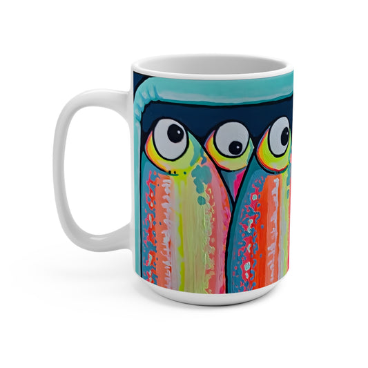 Neon Sardines Mug