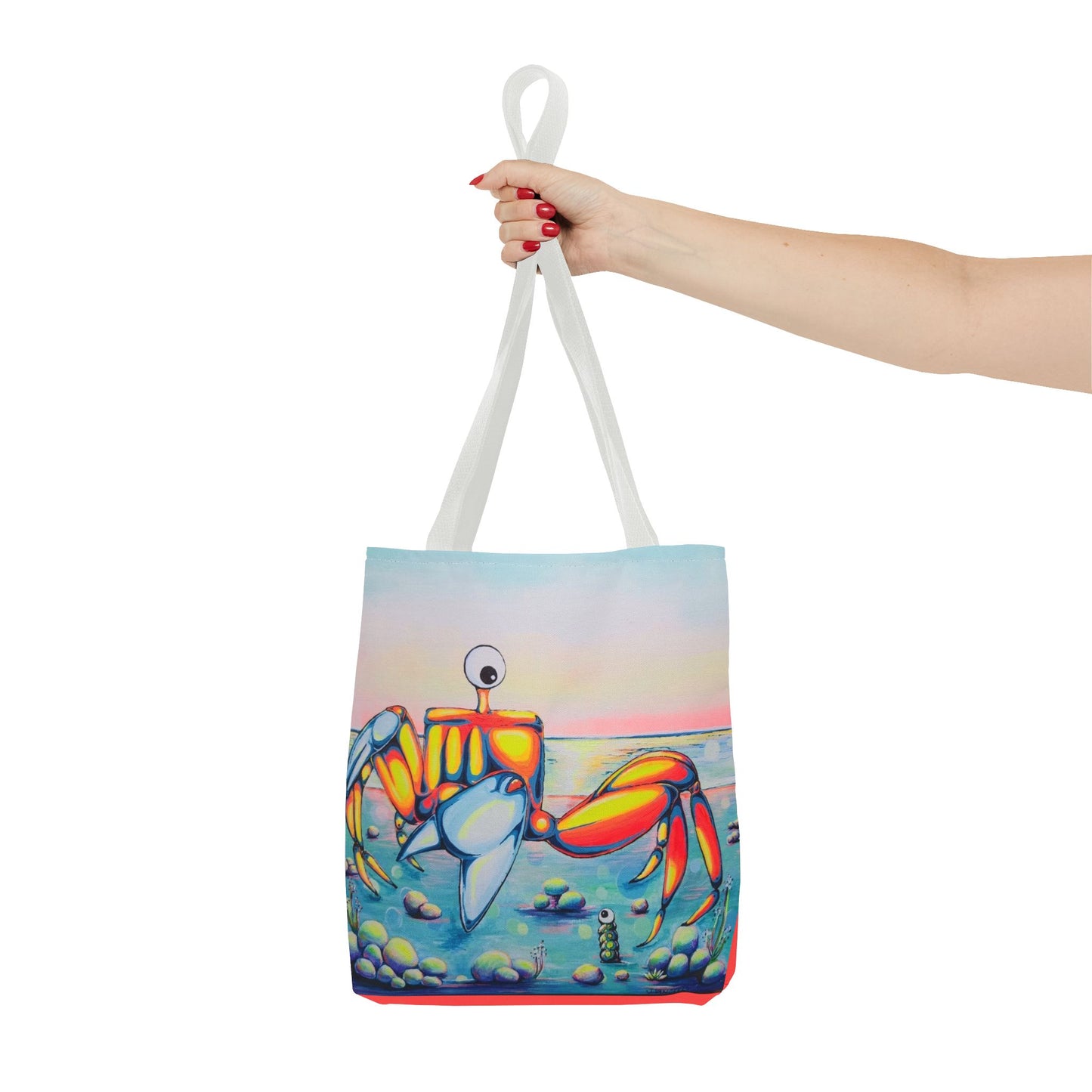 Premium Cyclops Crab Tote Bag, Original Artist Design, Reusable Shopping Tote,  Eco-Friendly