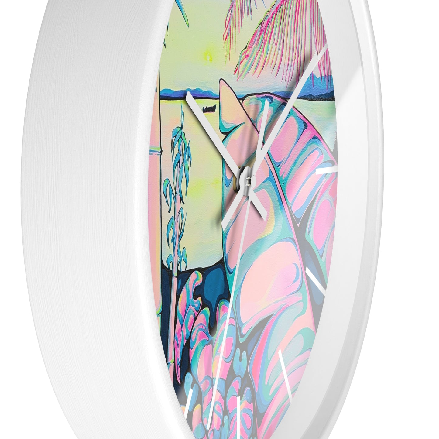Horloge murale pop art Sérénité Bocas
