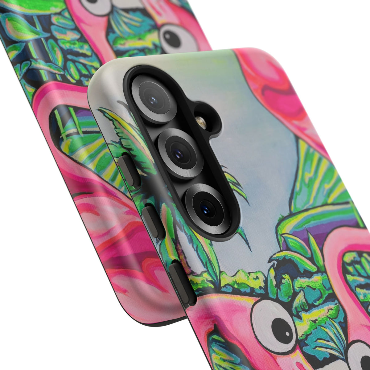 Cyclops Flamingo Family Tough Phone Case