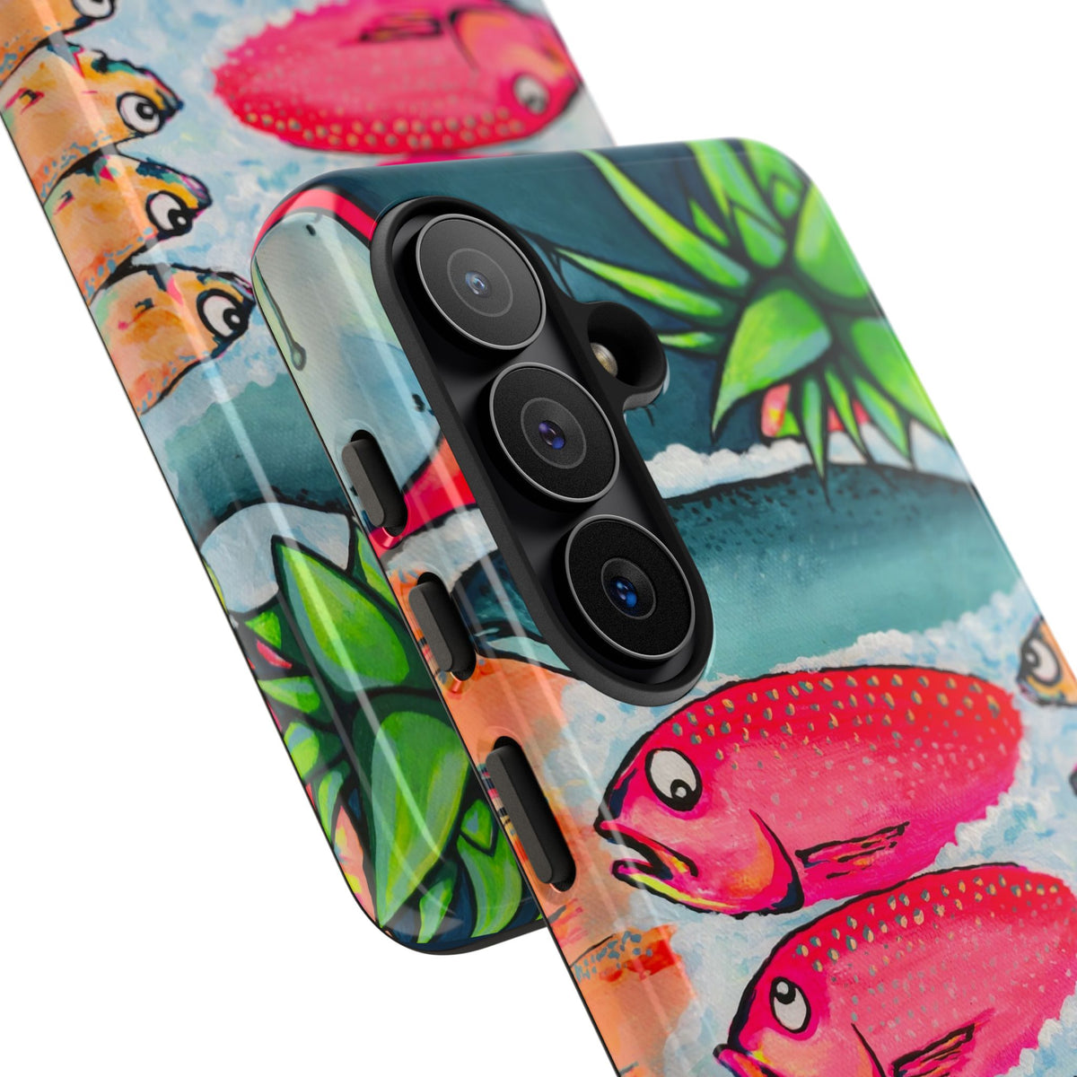 Neon Cabo Fish Market Tough Phone Case