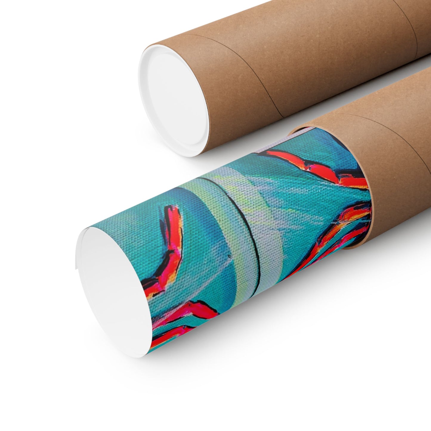 Neon Lobster Giclée Art Poster