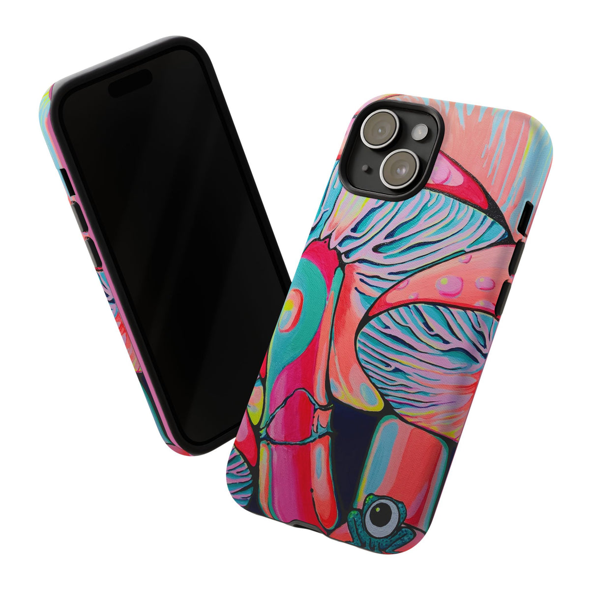 Coque de téléphone résistante Trippy Mushrooms