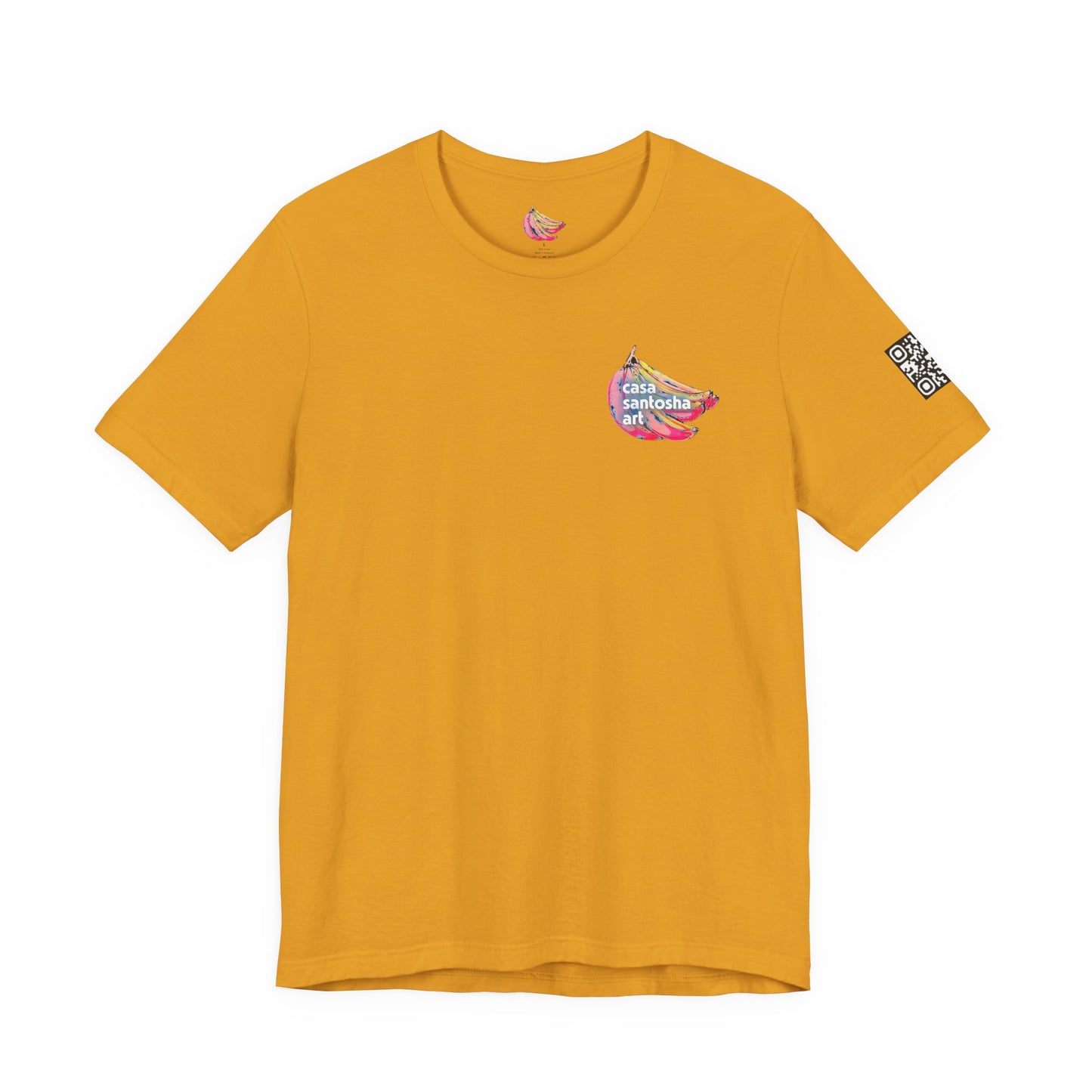 T-shirt unisexe néon à motif poisson frit