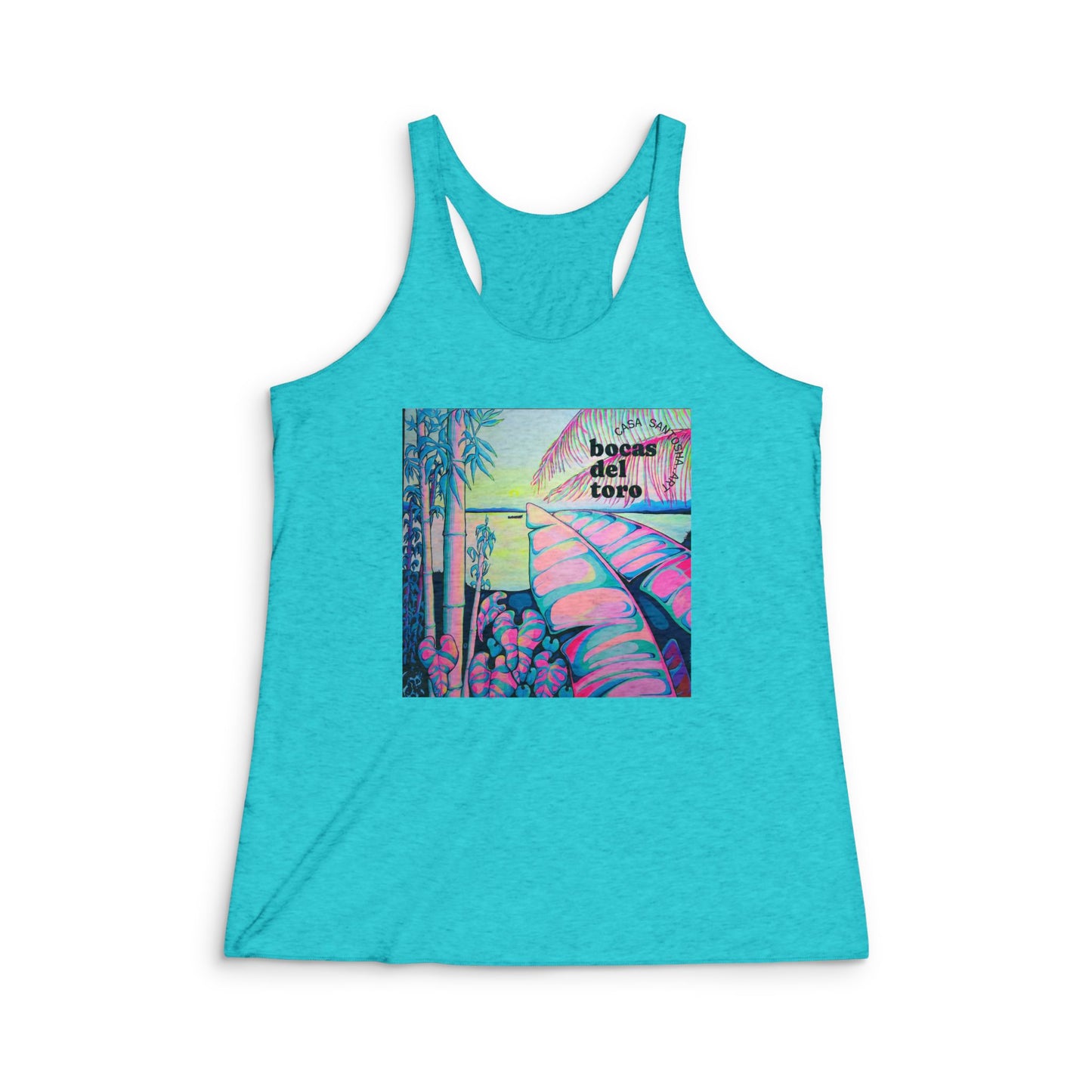 Women's Serenity Bocas Graphic Racerback Tank