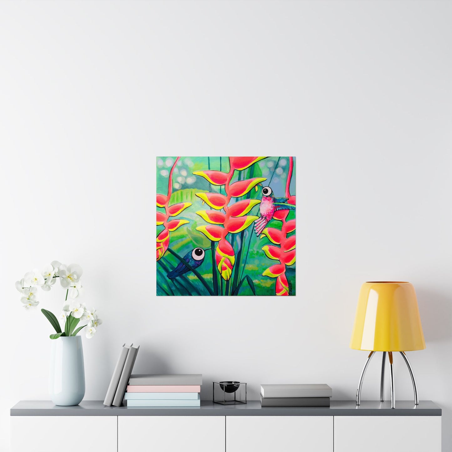 Cyclops Hummingbirds Giclée Art Poster